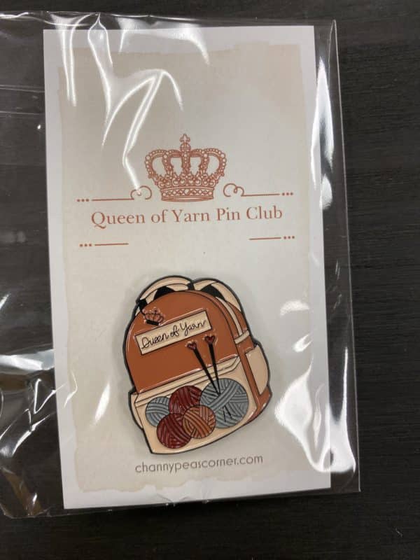 Backpack Queen of Yarns Pin 1