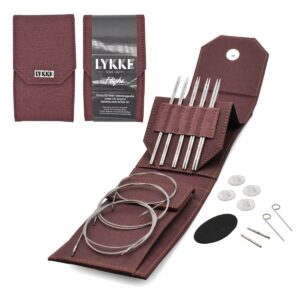 Flight Mini 5" Maroon Set