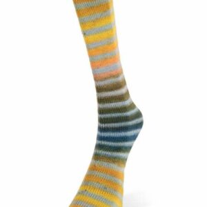 Paint Sock Yellow/Olive/Blue