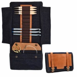Taylor Large IC Needle Case 5" Camel